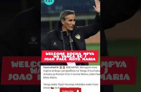 BREAKING NEWS: KOCHA MPYA WA YANGA SC NI BALAA 🔥#yangasc #football #shorts #nbcsport #reels