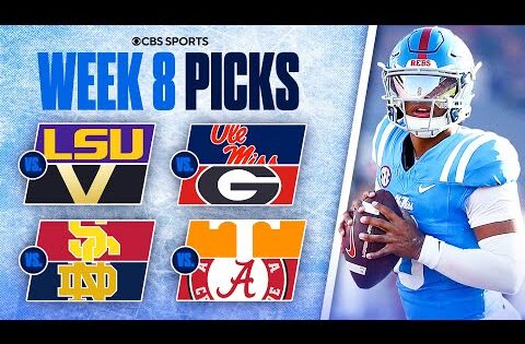 Picks for EVERY Top 25 game in College Football [Full Week 8 Predictions]