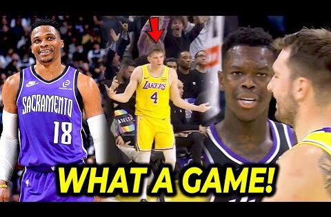 SCHOCKING ENDING! Pinag-aasar ni Luka Doncic si Schroder tinawanan pa, Kings vs Lakers!