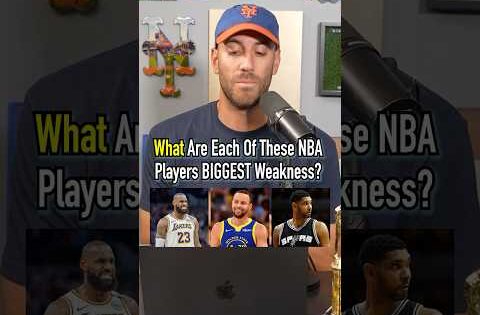 WHAT ARE EACH OF THESE NBA PLAYERS’ WEAKNESSES? Do You Agree? #shorts #nba #basketball #game #goat