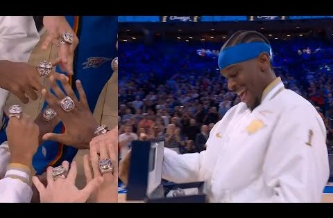 SGA and OKC Thunder get their 2025 NBA Championship rings
