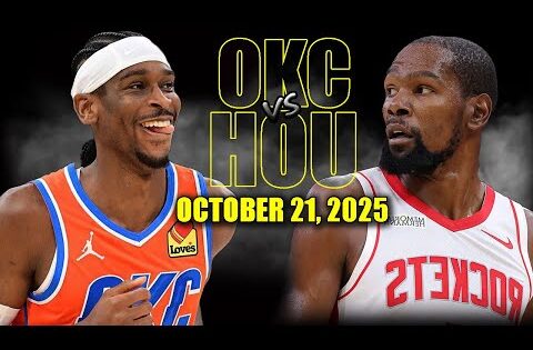 Oklahoma City Thunder vs Houston Rockets Full Game Highlights – October 21, 2025 | NBA Season
