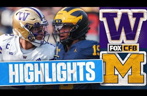 Washington Huskies vs. Michigan Wolverines Highlights | FOX College Football