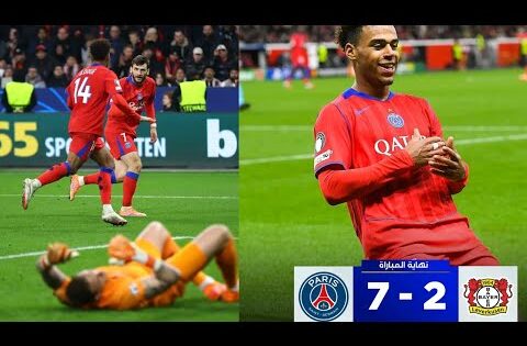 ملخص مباراة باريس سان جيرمان وباير ليفركوزن اليوم | أهداف مباراة باريس سان جيرمان اليوم