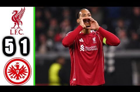 ملخص مباراة ليفربول وفرانكفورت 5-1- اهداف  مباراة ليفربول وفرانكفورت اليوم