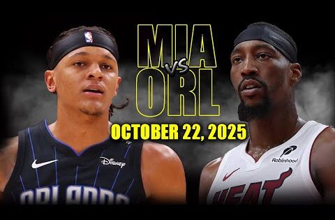 Miami Heat vs Orlando Magic Full Game Highlights – October 22, 2025 | NBA Season