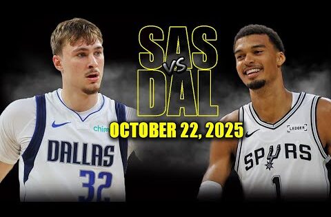 San Antonio Spurs vs Dallas Mavericks Full Game Highlights – October 22, 2025 | NBA Season