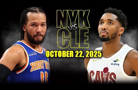 Cleveland Cavaliers vs New York Knicks Full Game Highlights – October 22, 2025 | NBA Season