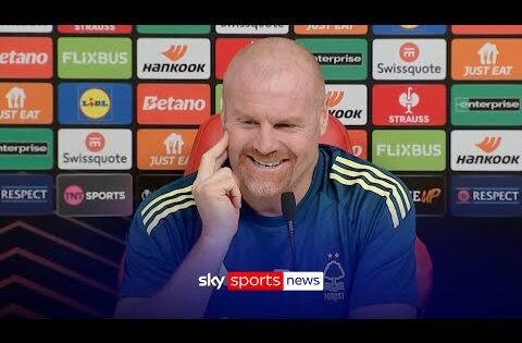 Sean Dyche's first press conference as Nottingham Forest head coach