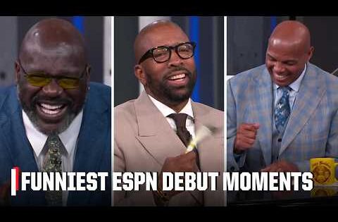 Funny moments from Inside The NBA's debut on ESPN 🤣