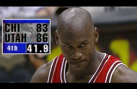 MJ's Last Shot – Game 6 of the 1998 NBA Finals 🚨🔥