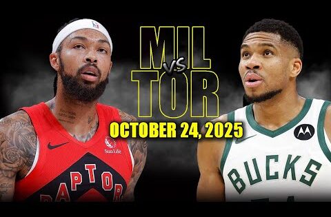 Milwaukee Bucks vs Toronto Raptors Full Game Highlights – October 24, 2025 | NBA Season