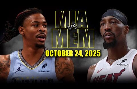 Miami Heat vs Memphis Grizzlies Full Game Highlights – October 24, 2025 | NBA Season