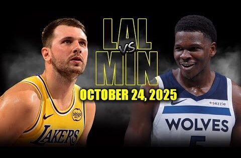 Los Angeles Lakers vs Minnesota Timberwolves Full Game Highlights – October 24, 2025 | NBA Season