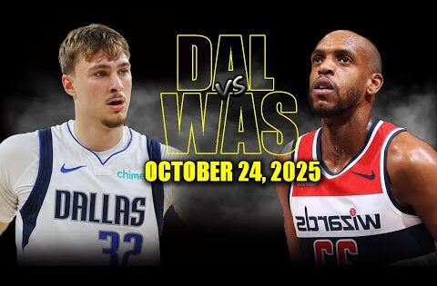 Dallas Mavericks vs Washington Wizards Full Game Highlights – October 24, 2025 | NBA Season