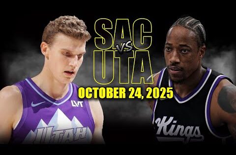 Sacramento Kings vs Utah Jazz Full Game Highlights – October 24, 2025 | NBA Season