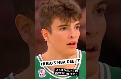 HIGHLIGHTS: Hugo Gonzalez impresses in his NBA debut ☘️ #hugogonzalez #bostonceltics #nba