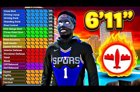 *NEW* 6’11 POINT GUARD BEST BUILD is a DEMIGOD in NBA 2K26! CONTACT DUNKS & DEEP 3s!