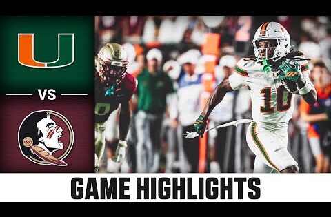 Miami vs Florida State Game Highlights | 2025 ACC Football