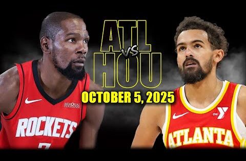 Houston Rockets vs Atlanta Hawks Full Game Highlights – October 6, 2025 | NBA Preseason