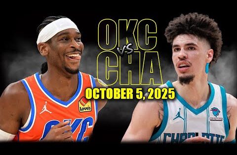 Oklahoma City Thunder vs Charlotte Hornets Full Game Highlights – October 5, 2025 | NBA Preseason