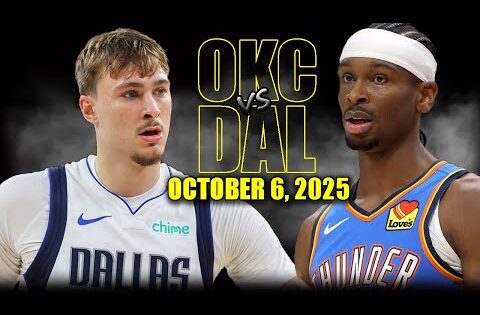 Oklahoma City Thunder vs Dallas Mavericks Full Game Highlights – October 6, 2025 | NBA Preseason