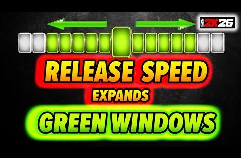 Expand your GREEN WINDOWS with release speed on NBA 2K26