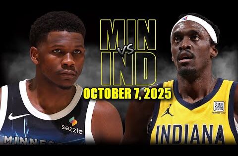 Minnesota Timberwolves vs Indiana Pacers Full Game Highlights – October 7, 2025 | NBA Preseason