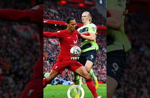 Van Dijk reveals the hardest striker to mark! #vandijk #halaand #football #news