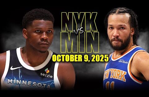 New York Knicks vs Minnesota Timberwolves Full Game Highlights – October 9, 2025 | NBA Preseason