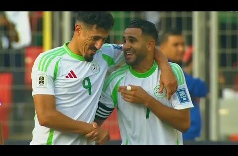 ملخص مباراة الجزائر والصومال وتأهل منتخب الجزائر |  هدف رياض محرز هدف عالمي