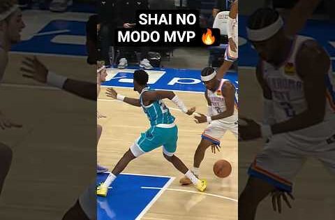 SHAI ativou o modo MVP! 😱😱😱 #shorts #shai #nba