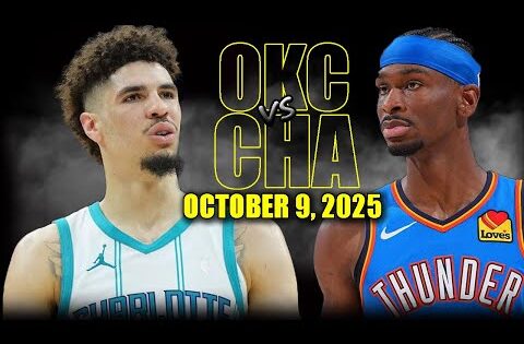 Oklahoma City Thunder vs Charlotte Hornets Full Game Highlights – October 9, 2025 | NBA Preseason