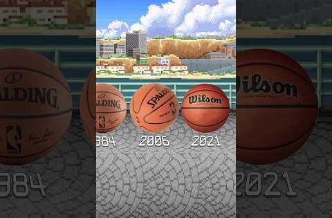 The evolution of the NBA Basketball Ball! #nba