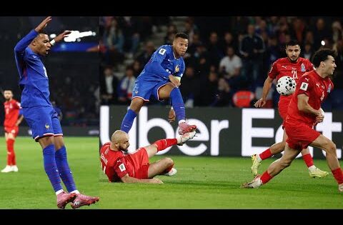 ملخص مباراة فرنسا واذريبجان اليوم | اهداف مباراة فرنسا واذريبجان | تألق امبابي مع منتخب فرنسا