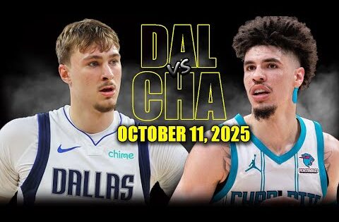 Dallas Mavericks vs Charlotte Hornets Full Game Highlights – October 11, 2025 | NBA Preseason