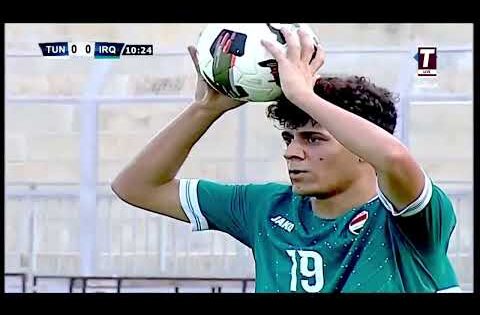 مباراة العراق و تونس الاولمبي 1-3 اليوم | مباراة مجنونه و مشتعله 🔥