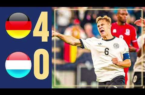 ملخص مباراة المانيا ولوكسمبورج اليوم 4-0 – اهداف المانيا اليوم – ملخص المانيا ضد لوكسمبورغ اليوم