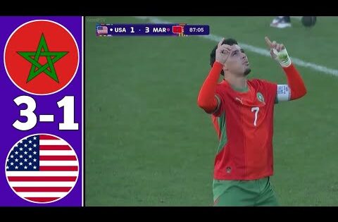 ملخص مباراة المغرب والولايات المتحدة الامريكية 3-1 maroc vs usa u20 في كاس العالم المغرب اليوم