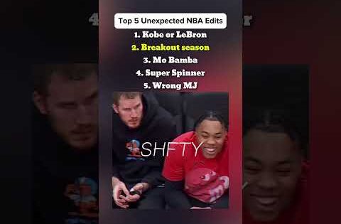 Top 5 Unexpected NBA Edits 👀😂 #nba #basketball