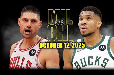 Chicago Bulls vs Milwaukee Bucks Full Game Highlights – October 12, 2025 | NBA Preseason