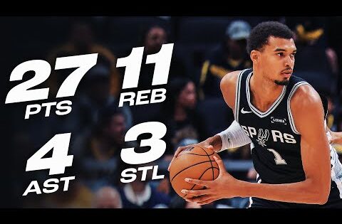 Victor Wembanyama STUFFED THE STAT SHEET vs Pacers | October 13, 2025