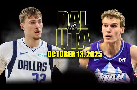 Dallas Mavericks vs Utah Jazz Full Game Highlights – October 13, 2025 | NBA Preseason