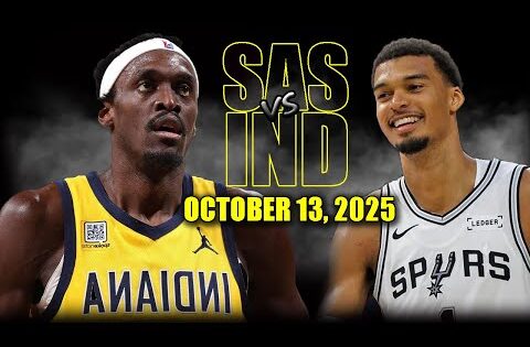 San Antonio Spurs vs Indiana Pacers Full Game Highlights – October 13, 2025 | NBA Preseason
