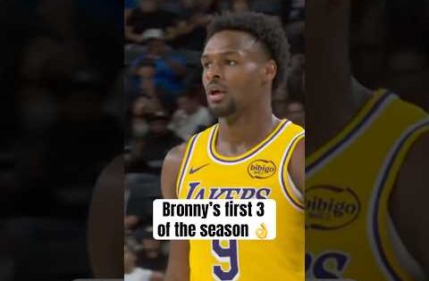 Year 2 Bronny is here 👀
