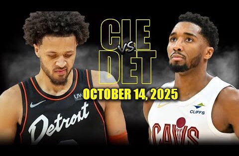 Cleveland Cavaliers vs Detroit Pistons Full Game Highlights – October 14, 2025 | NBA Preseason
