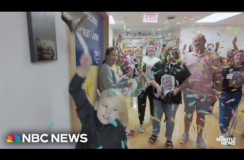 Good News: Football hero surprises 9-year-old fan who received new heart