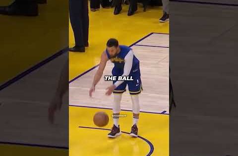 Only Steph Could Find This!  #nba