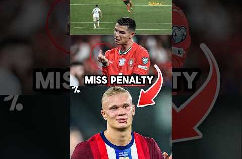 How Ronaldo and Haaland Both Missed Penalties on the Same Day 🤯⚽