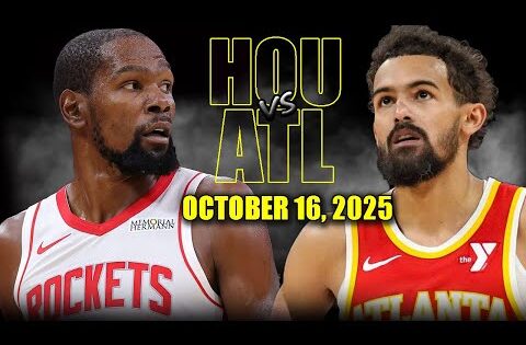 Houston Rockets vs Atlanta Hawks Full Game Highlights – October 16, 2025 | NBA Preseason